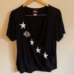 Harley-Davidson Rhinestone/Stud Top